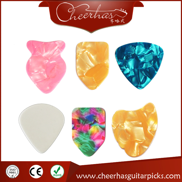 Custom shape guitar picks