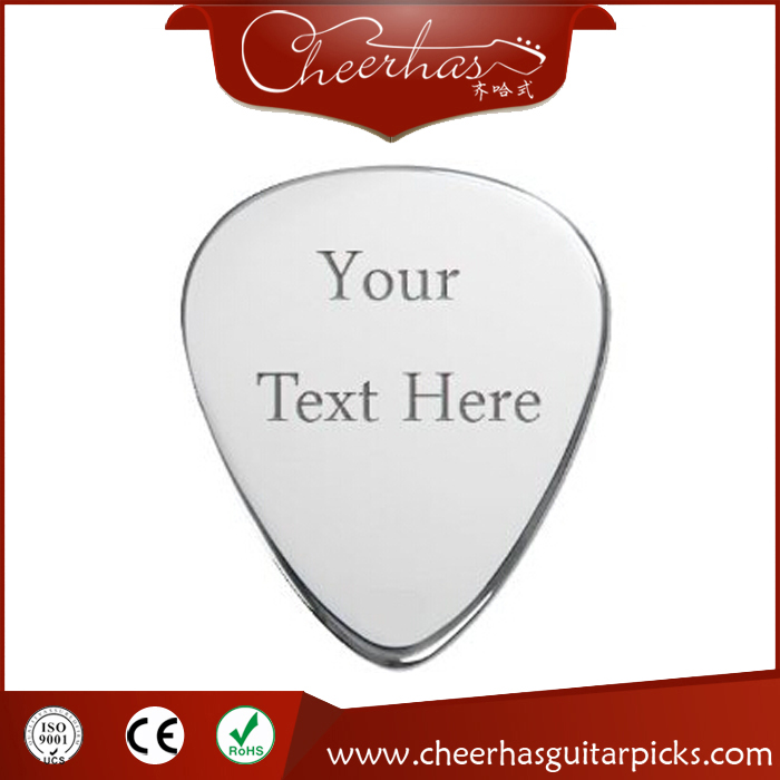 Metal guitar pick